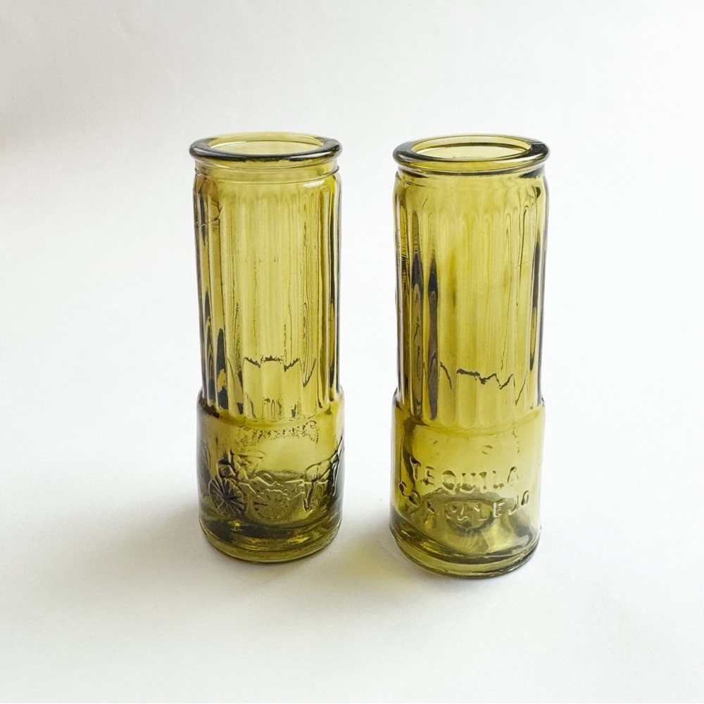 Vintage Corralejo Tequila Shot Glass Set of 2